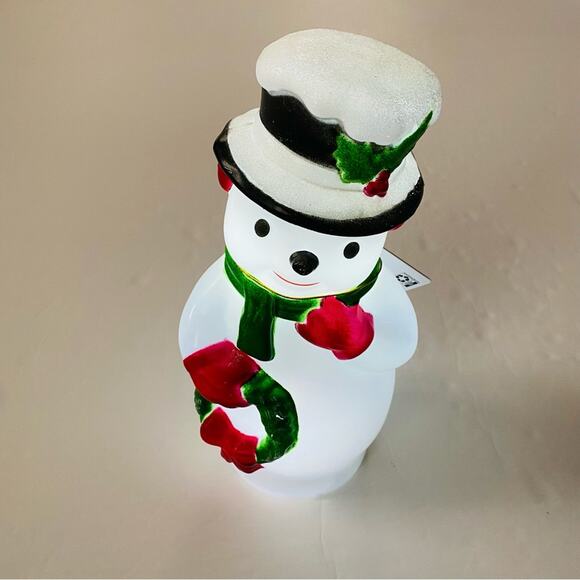 Snowman House Mini Table Top Blow Mold Battery Powered NWT - Picture 2 of 6